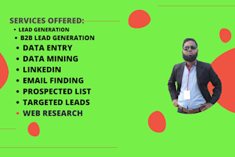do b2b lead generation prospect list building