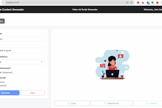 develop jasper like ai content generator with 40plus templates
