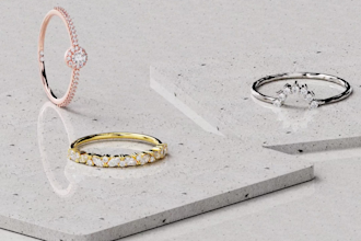 create jewelry stl file along with jewelry render and animation