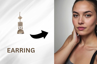 create ai generated products photography with ai models