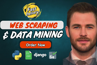 write python code for web scraping and data mining