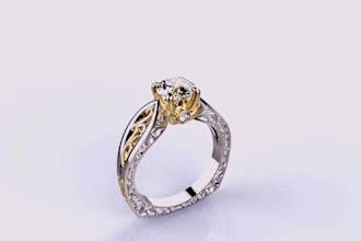 create 3d jewelry animation, jewelry design and jewelry rendering for sales