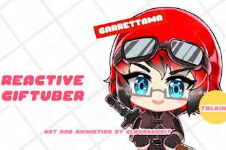 animate and draw a giftuber for you