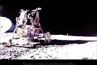 put a flag on the moon with your logo and give you an epic video