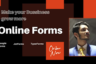 create responsive forms , typeform for online surveys