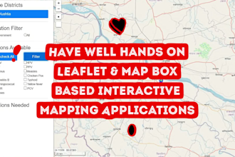 do gis map, interactive map, web map, spatial analysis and visualization