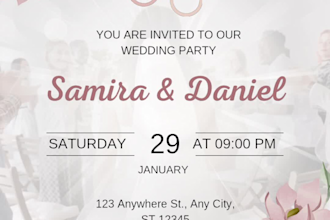 design a beautiful invitations card