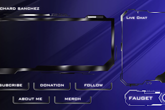 create animated overlay package , animated stream layouts