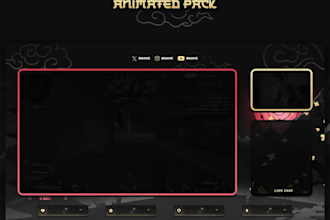design twitch overlay twitch emotes animated overlay vtuber overlay sub badges