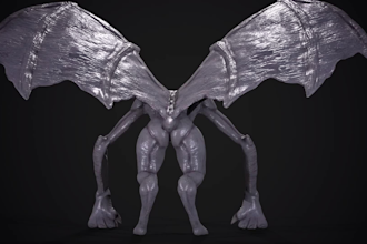 3d alien,3d creature, alien model,vr horror,monster creatures,zombie,ue5 rig,fbx