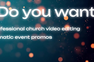 church video content, church highlight, conference promo video, worship clips