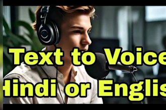 manual hindi and english translation and voice over