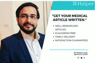 craft expert medical articles that engage and inform