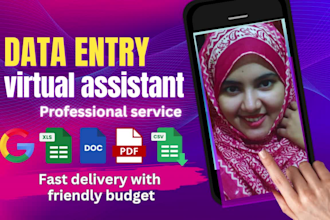 do fast excel data entry, constant contacts, online task