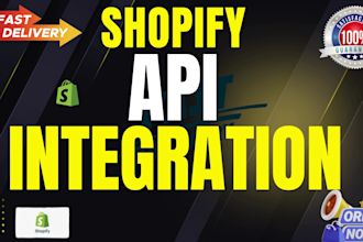 integrate api on shopify store by creating shopify application
