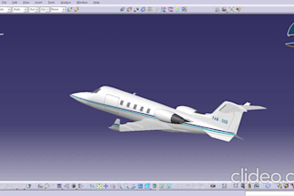 design aerospace related cad models with real like renders