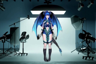 draw live2d vtuber model original character vtuber rigging vriod png tuber emote