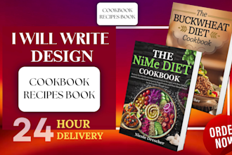 your cookbook recipes ghostwriter kdp cookbook ebook design cookbook formatting