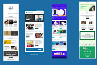 design editable mailerlite klaviyo mailchimp and brevo email newsletter template