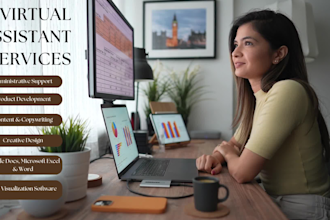 be your reliable virtual assistant for admin, research, and content