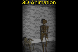 do 3d animation short and full , creepy and horror expert