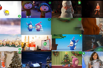 customize funny christmas greeting video