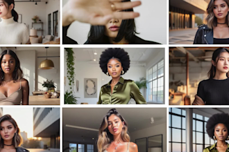 create realistic social media models and ai product photography for your brand