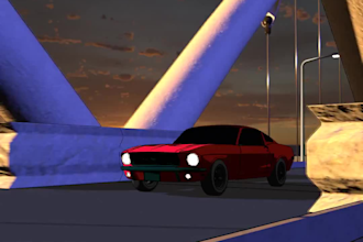 make 3d lowpoly artistic environment game art in blender