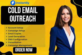 setup instantly ai cold email outreach and automation workflow on instantly