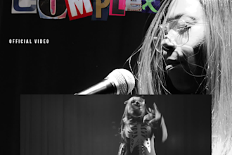 design music video promo banner for instagram