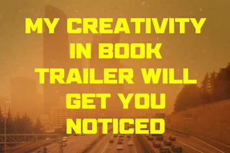 create a cinematic book trailer video