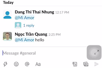 develop slack bot, slack app according to your requirements