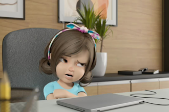 do 3d animation video commercial animation video 3d model character animation