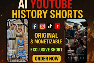 create viral ai generated youtube history shorts for monetization
