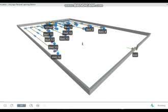 perform hybrid 2d and 3d simulations using python and anylogic