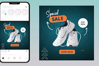 create animated motion graphics flyer for you