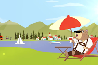create custom 2d kids animation video for youtube