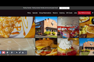 create restaurant website with online ordering system