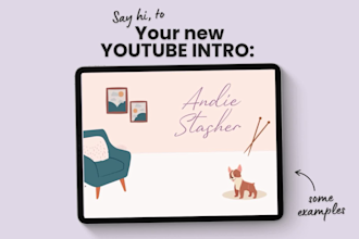 create an engaging animated youtube intro