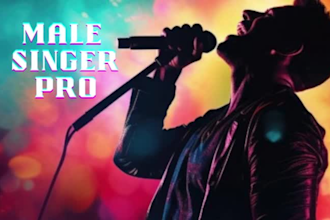 be your male rnb singer, rapper, vocalist, songwriter, hipop, gospel, edm, lofi