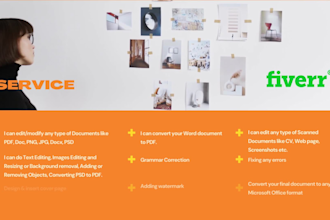 create, edit, format, design, grammar check, convert microsoft word documents