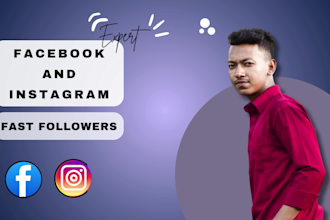 get real facebook and instagram followers organically