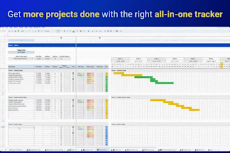create custom excel spreadsheet, google sheets template with automation