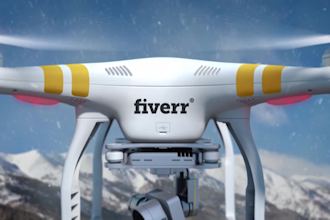 create drone intro animation