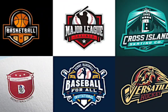 design refined soccer baseball golf and all sports club tournament logo