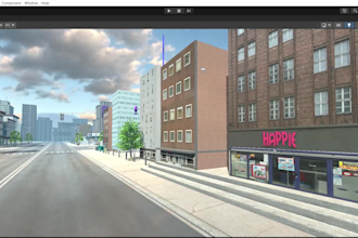 design city 3d environment in unity 3d