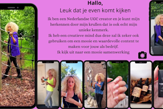 create a ugc content video in dutch for your brand