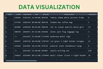 do data cleaning, processing and analysing data in python