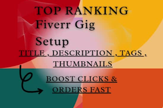 create a fully optimized fiverr gig with SEO title, description and tags