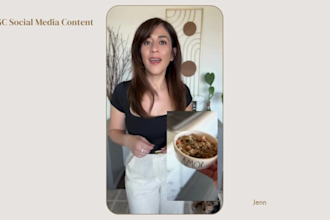 create a female spokesperson ugc video ad for your brand